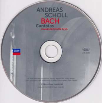 CD Johann Sebastian Bach: Cantatas 45548