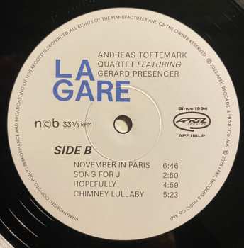 LP Andreas Toftemark Quartet: La Gare 581103