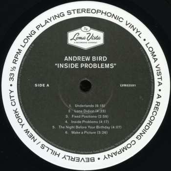 LP Andrew Bird: Inside Problems 557584