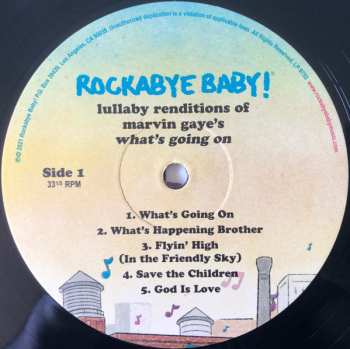 LP Andrew Bissell: Rockabye Baby! Lullaby Rendition Of Marvin Gaye's What's Going On LTD 637026