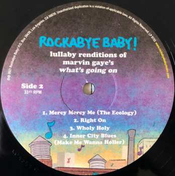 LP Andrew Bissell: Rockabye Baby! Lullaby Rendition Of Marvin Gaye's What's Going On LTD 637026