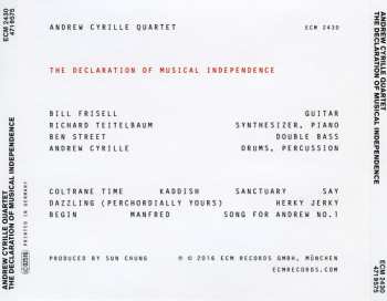 CD Andrew Cyrille Quartet: The Declaration Of Musical Independence 180141