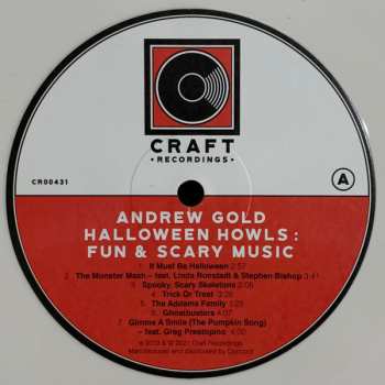 LP Andrew Gold: Andrew Gold's Halloween Howls CLR 611243