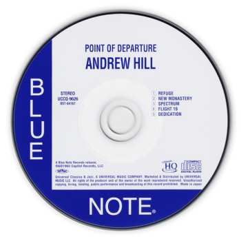 CD Andrew Hill: Point Of Departure LTD 566540