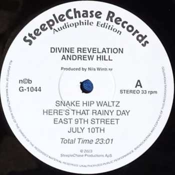 LP Andrew Hill Quartet: Divine Revelation 455104