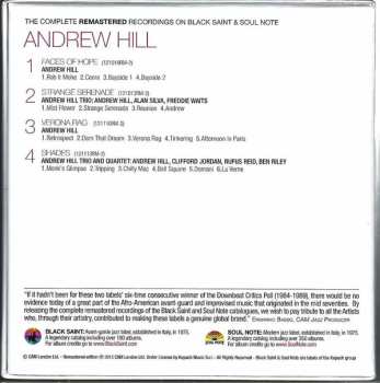 4CD/Box Set Andrew Hill:  The Complete Remastered Recordings On Black Saint & Soul Note  589988