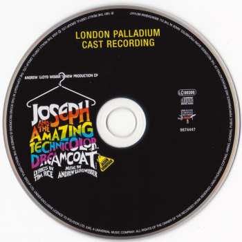 CD Andrew Lloyd Webber: Andrew Lloyd Webber's New Production Of: Joseph And The Amazing Technicolor Dreamcoat DLX 145660