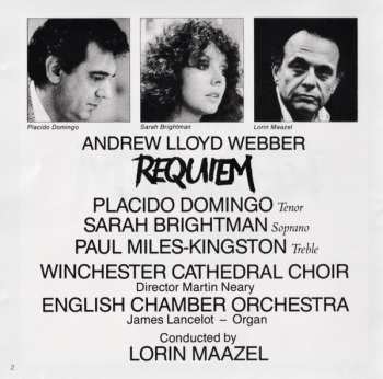 CD Andrew Lloyd Webber: Requiem 648602