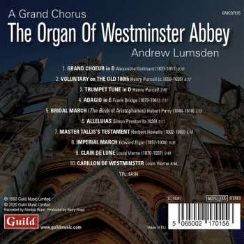 CD Andrew Lumsden: A Grand Chorus: The Organ Of Westminister Abbey 587099