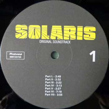 LP Эдуард Артемьев: Solaris (Original Soundtrack) 604300