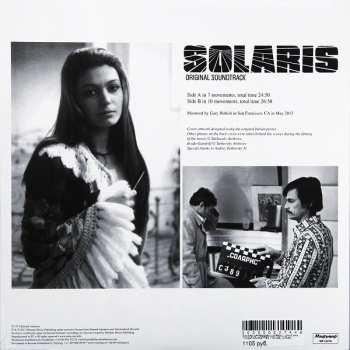 LP Эдуард Артемьев: Solaris (Original Soundtrack) 604300