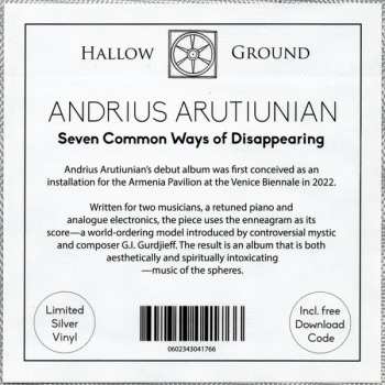 LP Andrius Arutiunian: Seven Common Ways Of Disappearing CLR | LTD 578698