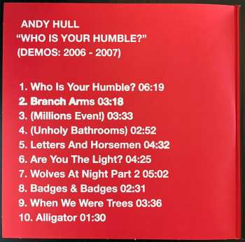 2LP Andy Hull: Who Is Your Humble? (Demos: 2006 - 2007) / Born Of You (Demos 2008 - 2010) CLR 596009