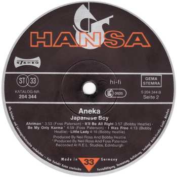 LP Aneka: Japanese Boy 636176