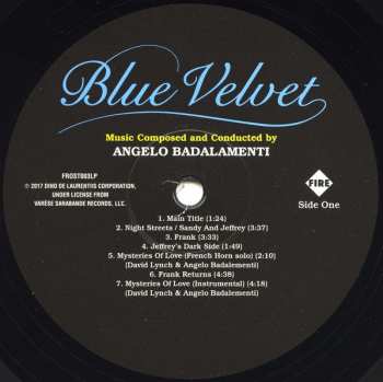 LP Angelo Badalamenti: Blue Velvet (Original Motion Picture Soundtrack) 386293