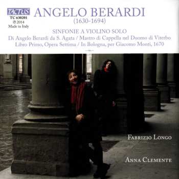 CD Angelo Berardi: Sinfonie A Violino Solo, Opus VII 545482