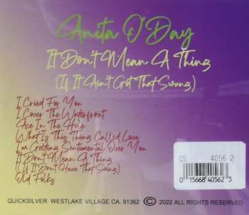 CD Anita O'day: It Don't Mean A Thing (If It Ain't Got That Swing) 644405