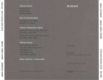 CD Anja Lechner: Bach/Abel/Hume 634247