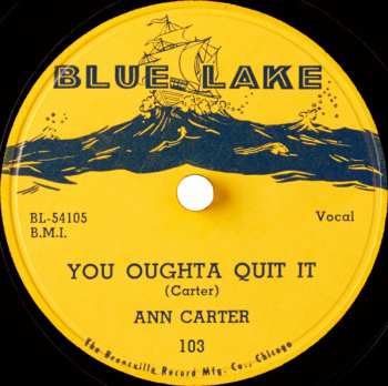 Album Ann Carter: You Oughta Quit It / Lovin' Daddy Blues