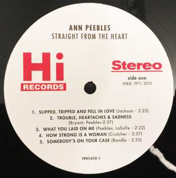 LP Ann Peebles: Straight From The Heart 606950