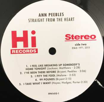 LP Ann Peebles: Straight From The Heart 606950