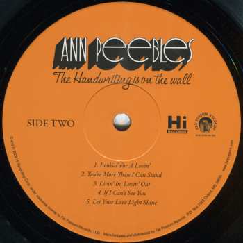 LP Ann Peebles: The Handwriting Is On The Wall 596852