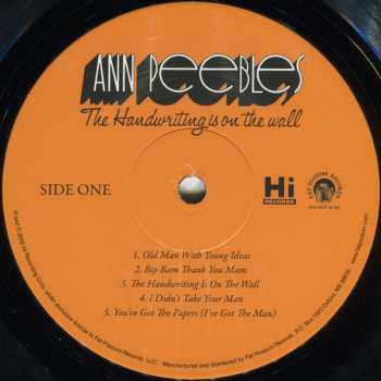 LP Ann Peebles: The Handwriting Is On The Wall 596852