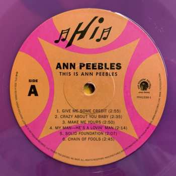 LP Ann Peebles: This Is Ann Peebles LTD | CLR 258529