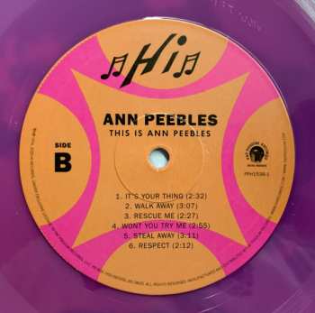 LP Ann Peebles: This Is Ann Peebles LTD | CLR 258529