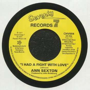 SP Ann Sexton And The Masters Of Soul: You've Been Gone Too Long / I Had A Fight With Love 572176