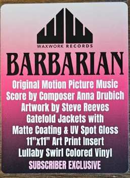 LP Anna Drubich: Barbarian (Original Motion Picture Soundtrack) CLR 624719