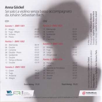 2CD Anna Göckel: Sei Solo (Sonates Et Partitas Pour Violon Seul) 176735