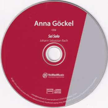 2CD Anna Göckel: Sei Solo (Sonates Et Partitas Pour Violon Seul) 176735