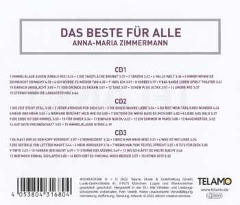 3CD Anna-Maria Zimmermann: Das Beste Für Alle 564920