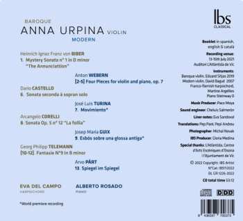 CD Anna Urpina: Baroque / Modern 582629