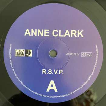 LP Anne Clark: R.S.V.P. 345825