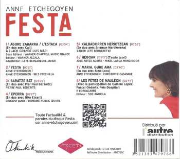 CD Anne Etchegoyen: FESTA DIGI 581291