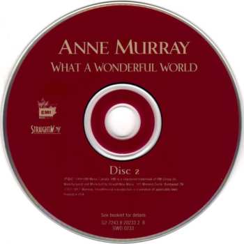 2CD Anne Murray: What A Wonderful World - 26 Inspirational Classics 630594