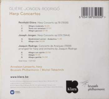 CD Anneleen Lenaerts: Gliere- Jongen - Rodrigo / Harp Concertos 185997