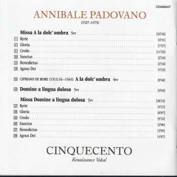 CD Annibale Padovano: Missa A La Dolc'Ombra & Missa A Lingua Dolosa 621122