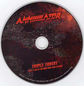 2CD/Blu-ray Annihilator: Triple Threat 340815