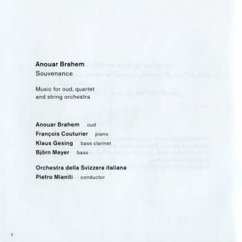 2CD Anouar Brahem: Souvenance 123333