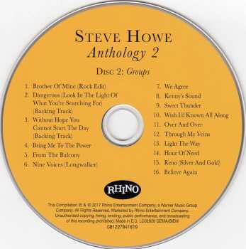 3CD Steve Howe: Anthology 2 (Groups & Collaborations) DIGI 2449