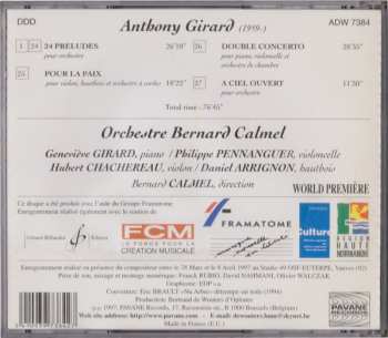 CD Anthony Girard: Œuvres Orchestrales 516936