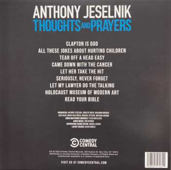 2LP Anthony Jeselnik: Thoughts And Prayers 585101