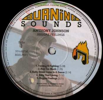 LP Anthony Johnson: Reggae Feelings 559561