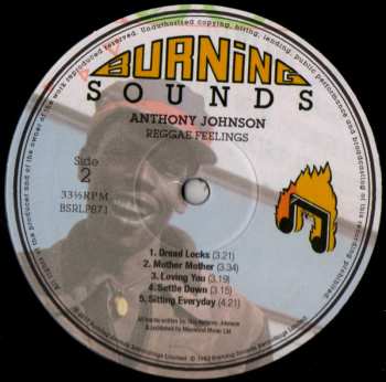 LP Anthony Johnson: Reggae Feelings 559561