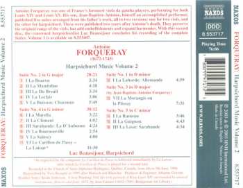 CD Antoine Forqueray: Harpsichord Music Volume 2 327056