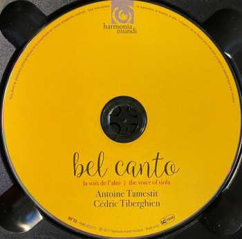 CD Antoine Tamestit: Bel Canto (La Voix De L'alto = The Voice Of Viola) 613375