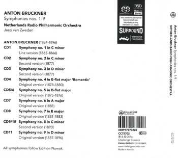 11SACD Anton Bruckner: Symphonies Nos. 1-9  546671